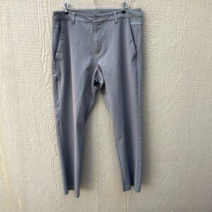 BYLT Premium Basics Everyday  Pants Men's Size 36x31 Gray Performance Stretch‎